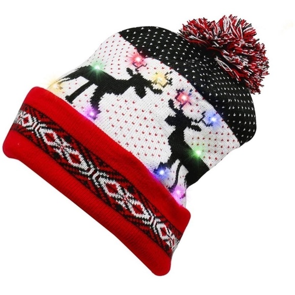 New Unisex Christmas  light up hat - Picture 4 of 4